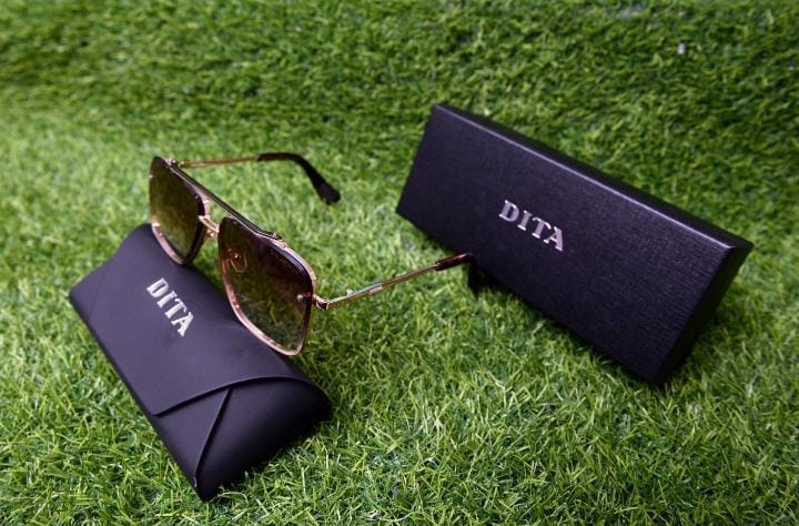 Dita Men's Golden  Sunglasses