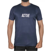 Active blue Crew Neck T-Shirt